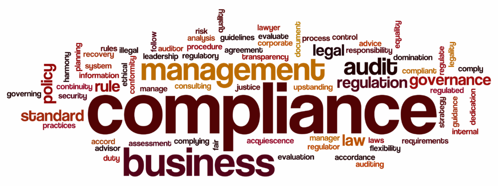 Compliance wordcloud